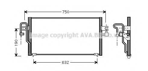 AVA QUALITY COOLING DN5164 Конденсатор, кондиціонер