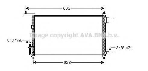 AVA QUALITY COOLING DN5332 Конденсатор, кондиціонер