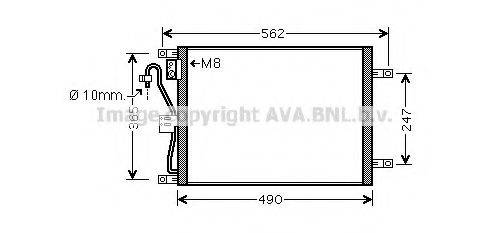 AVA QUALITY COOLING DN5351 Конденсатор, кондиціонер