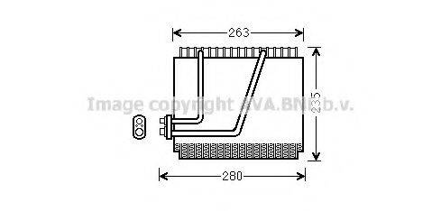 AVA QUALITY COOLING DNV374 Випарник, кондиціонер