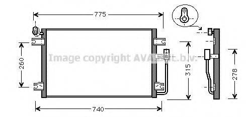 AVA QUALITY COOLING DW5030 Конденсатор, кондиціонер