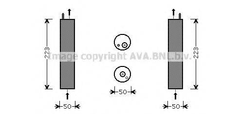 AVA QUALITY COOLING DWD057 Осушувач, кондиціонер