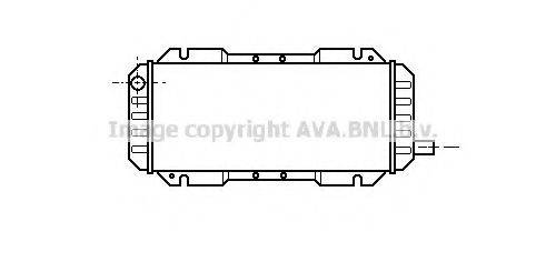 AVA QUALITY COOLING FD2004 Радіатор, охолодження двигуна