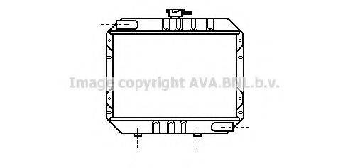 AVA QUALITY COOLING FD2009 Радіатор, охолодження двигуна