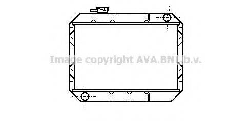 AVA QUALITY COOLING FD2023 Радіатор, охолодження двигуна