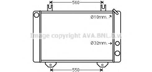 AVA QUALITY COOLING FD2038 Радіатор, охолодження двигуна