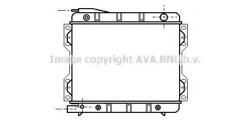 AVA QUALITY COOLING FD2041 Радіатор, охолодження двигуна