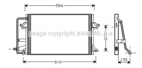 AVA QUALITY COOLING FD5178 Конденсатор, кондиціонер