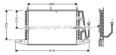 AVA QUALITY COOLING FD5241 Конденсатор, кондиціонер