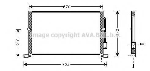 AVA QUALITY COOLING FD5302 Конденсатор, кондиціонер