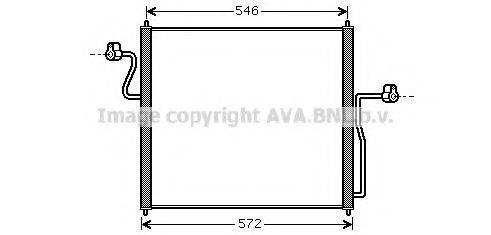 AVA QUALITY COOLING FD5358 Конденсатор, кондиціонер