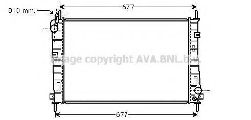 AVA QUALITY COOLING FDA2335 Радіатор, охолодження двигуна