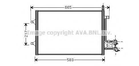 AVA QUALITY COOLING FDA5395 Конденсатор, кондиціонер