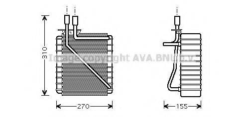 AVA QUALITY COOLING FDV348 Випарник, кондиціонер