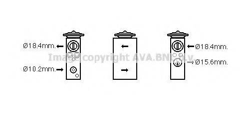 AVA QUALITY COOLING FT1405 Розширювальний клапан, кондиціонер