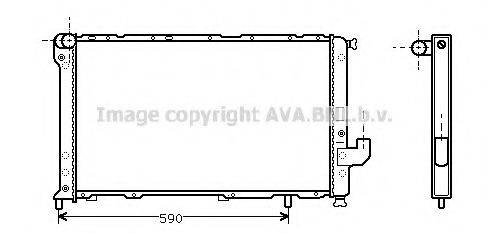 AVA QUALITY COOLING FT2136 Радіатор, охолодження двигуна