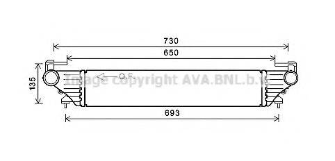 AVA QUALITY COOLING FT4415 Інтеркулер