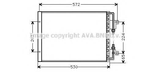 AVA QUALITY COOLING FT5155 Конденсатор, кондиціонер