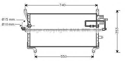 AVA QUALITY COOLING FT5178D Конденсатор, кондиціонер