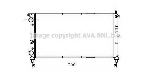 AVA QUALITY COOLING FTA2143 Радіатор, охолодження двигуна