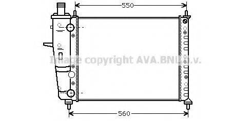 AVA QUALITY COOLING FTA2230 Радіатор, охолодження двигуна