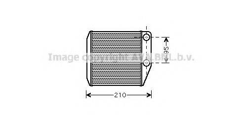 AVA QUALITY COOLING FTA6313 Теплообмінник, опалення салону