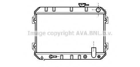 AVA QUALITY COOLING HD2006 Радіатор, охолодження двигуна