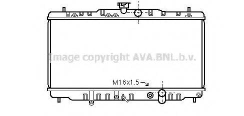 AVA QUALITY COOLING HD2055 Радіатор, охолодження двигуна