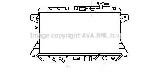 AVA QUALITY COOLING HD2065 Радіатор, охолодження двигуна