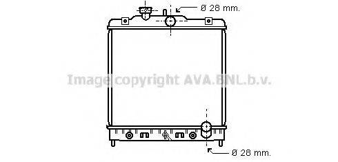 AVA QUALITY COOLING HD2068 Радіатор, охолодження двигуна