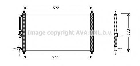 AVA QUALITY COOLING HD5083 Конденсатор, кондиціонер