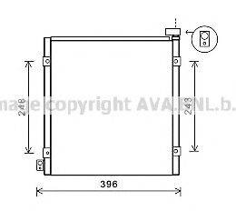 AVA QUALITY COOLING HD5249 Конденсатор, кондиціонер