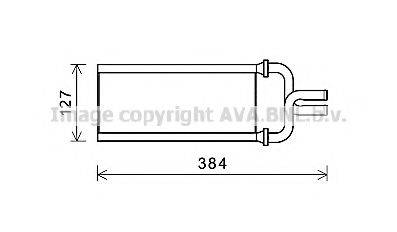 AVA QUALITY COOLING HD6292 Теплообмінник, опалення салону