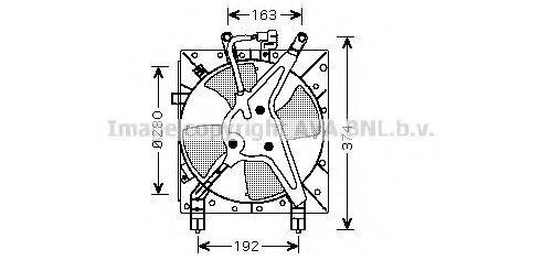 AVA QUALITY COOLING HD7524 Вентилятор, охолодження двигуна