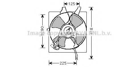 AVA QUALITY COOLING HD7531 Вентилятор, охолодження двигуна