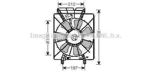 AVA QUALITY COOLING HD7533 Вентилятор, охолодження двигуна