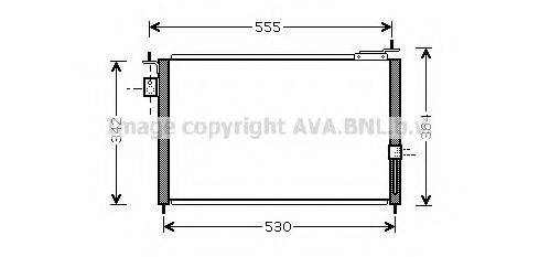 AVA QUALITY COOLING HDA5209 Конденсатор, кондиціонер