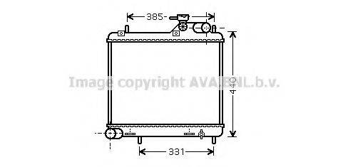 AVA QUALITY COOLING HY2125 Радіатор, охолодження двигуна