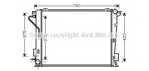 AVA QUALITY COOLING HY2171 Радіатор, охолодження двигуна