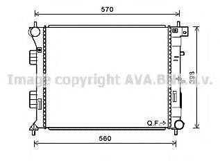 AVA QUALITY COOLING HY2338 Радіатор, охолодження двигуна