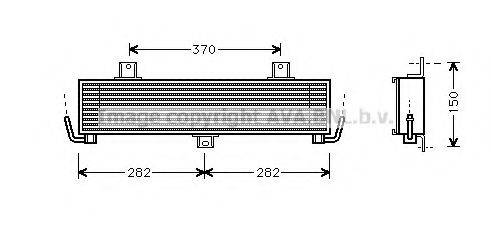 AVA QUALITY COOLING HY3028 масляний радіатор, моторне масло