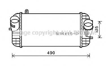 AVA QUALITY COOLING HY4326 Інтеркулер