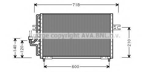 AVA QUALITY COOLING HY5042 Конденсатор, кондиціонер