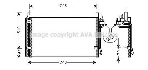 AVA QUALITY COOLING HY5071D Конденсатор, кондиціонер