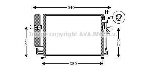 AVA QUALITY COOLING HY5090D Конденсатор, кондиціонер