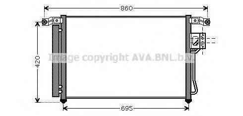 AVA QUALITY COOLING HY5175D Конденсатор, кондиціонер