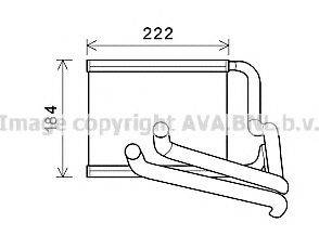 AVA QUALITY COOLING HY6236 Теплообмінник, опалення салону