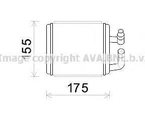 AVA QUALITY COOLING HY6243 Теплообмінник, опалення салону