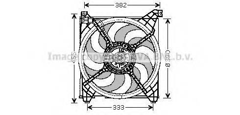 AVA QUALITY COOLING HY7509 Вентилятор, охолодження двигуна