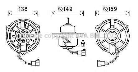 AVA QUALITY COOLING HY8415 Електродвигун, вентиляція салону